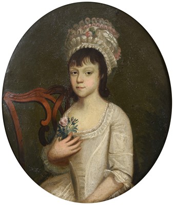 Lot 162 - British School (Late 18th century) Portrait of...