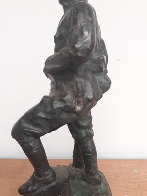 Lot 256 - A Japanese Bronze Figure of a Second World War...
