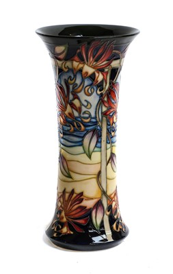 Lot 79 - A modern Moorcroft cylindrical vase with...