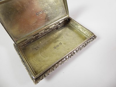 Lot 2045 - A William IV Silver Snuff-Box