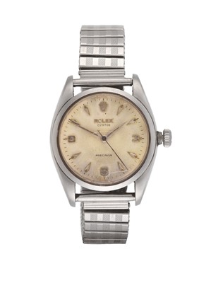 Lot 2216 - Rolex: A Stainless Steel Centre Seconds Wristwatch