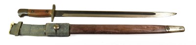 Lot 3168 - An Australian Lithgow 1918 Bayonet, the blade...
