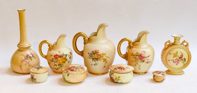Lot 301 - A collection of Royal Worcester blush ware,...