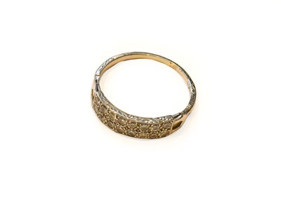 Lot 195 - A diamond half hoop ring, comprising of two...