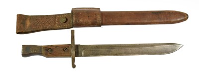Lot 3169 - A Ross Rifle 1910 Mark II Bayonet, the blade...