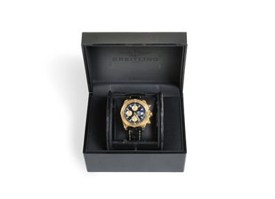 Lot 2178 - Breitling: An 18 Carat Gold Automatic Calendar Chronograph Wristwatch