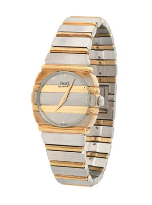 Lot 2205 - Piaget: A Lady's 18 Carat Yellow and White Gold Wristwatch