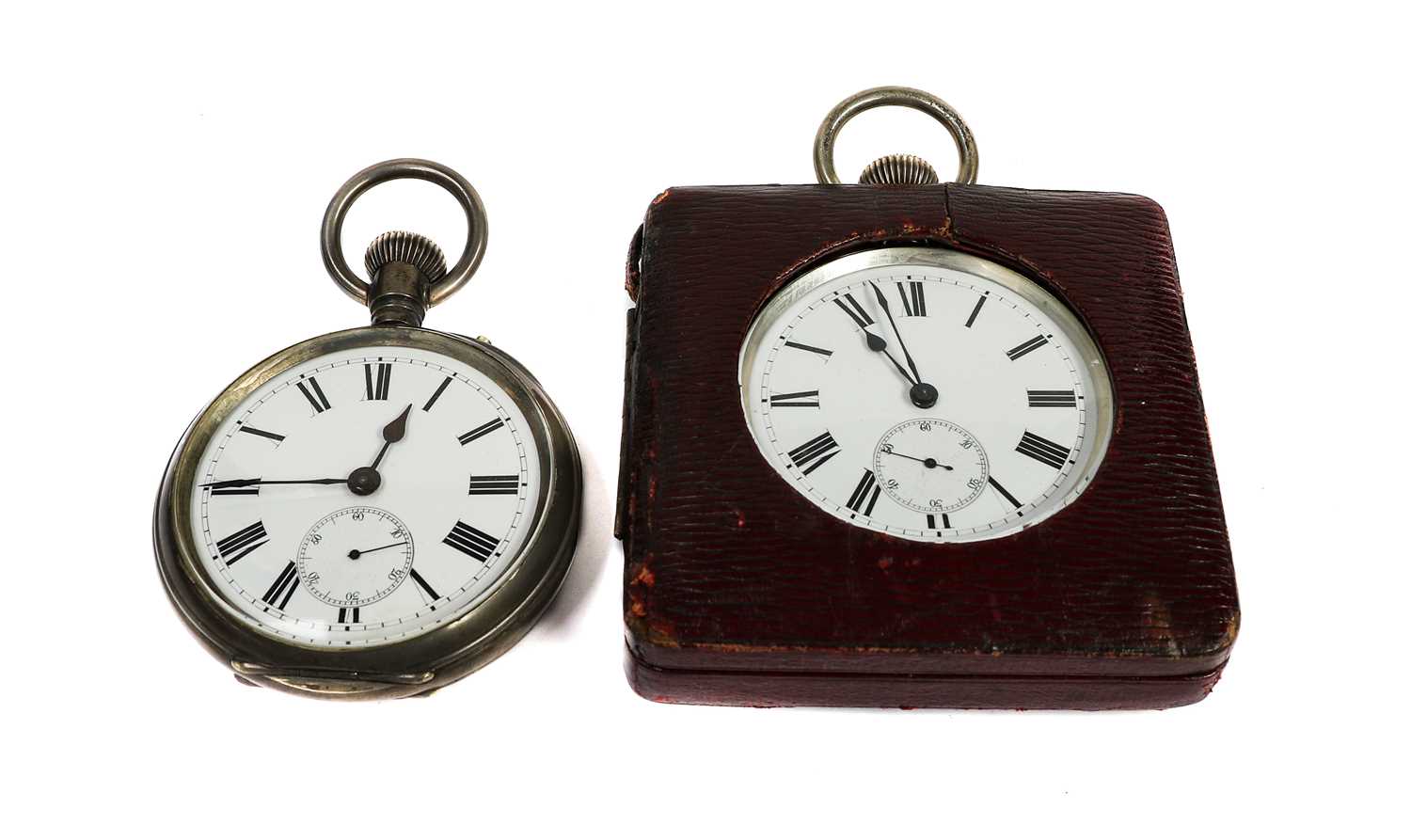 Lot 269 - A travelling goliath timepiece, circa 1900,...