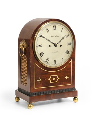 Lot 702 - A Regency Mahogany Striking Table Clock,...
