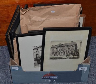 Lot 455 - Collection of framed and unframed etchings by Cyril Henry Barraud (1877-1965) and other...