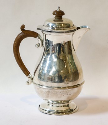 Lot 280 - A George V Silver Hot-Water Jug, by Henry...