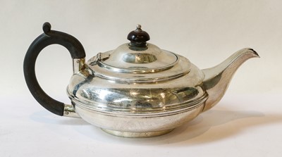 Lot 281 - An Edward VII Silver Teapot, by John Bodman...