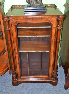 Lot 462 - Victorian walnut music cabinet