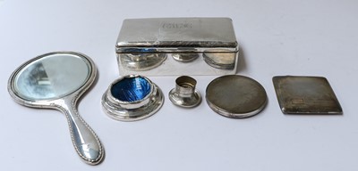 Lot 2 - A collection of assorted silver, including: an...