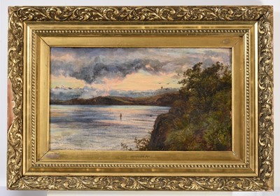 Lot 1193 - Henry Moore RA (1831-1895) Coastal view at...