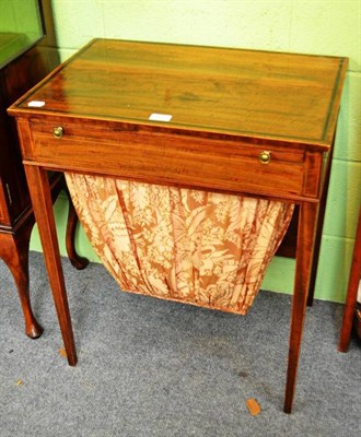 Lot 465 - A 19th century mahogany work table