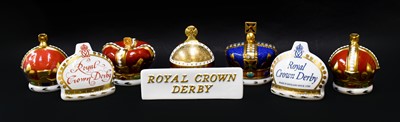 Lot 39 - Royal Crown Derby Imari paperweights; 100...