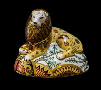 Lot 2 - Royal Crown Derby Imari paperweight, the...