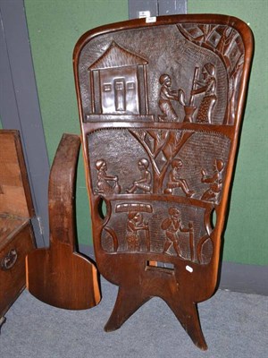 Lot 468 - African chief's chair