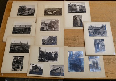 Lot 400 - Black and white topographical photographs...