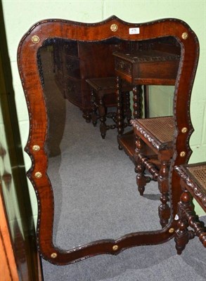 Lot 476 - Mahogany and parcel gilt mirror