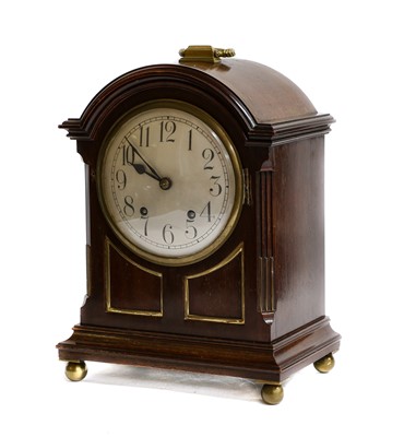 Lot 1281 - A Regency style mahogany striking table clock,...