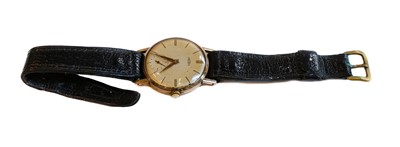 Lot 140 - A 9 carat gold Trebex wristwatch