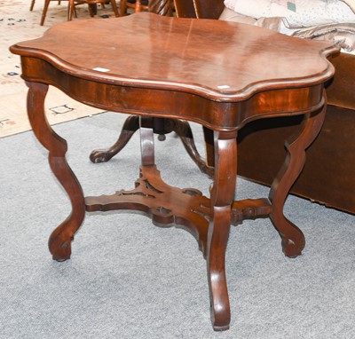 Lot 1074 - A Victorian mahogany centre table, 93cm by...