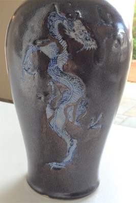 Lot 79 - A Seto Porcelain Vase, late 19th century, of...