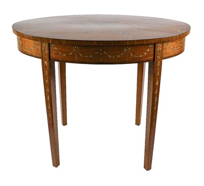 Lot 183 - An Edwardian Satinwood Occasional Table, the...