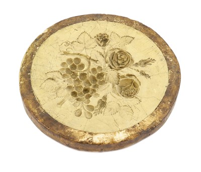 Lot 92 - A Plaster Bread Mould, mid 19th century, of...