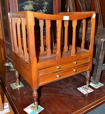 Lot 488 - A mahogany Canterbury