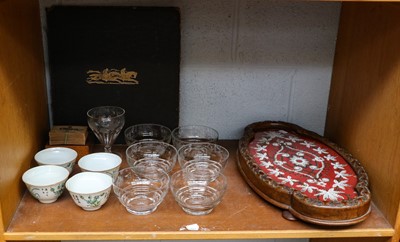 Lot 374 - A set of four Chinese porcelain rice bowls and...