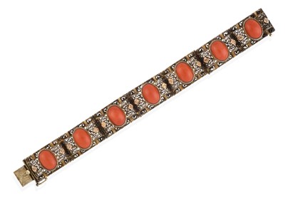 Lot 2337 - A Coral Bracelet