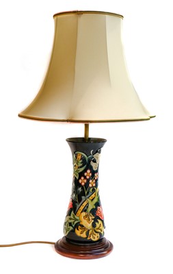 Lot 85 - A modern Moorcroft tablelamp, Golden Lilly by...