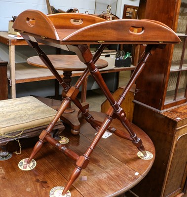 Lot 1207 - A Butlers tray on stand