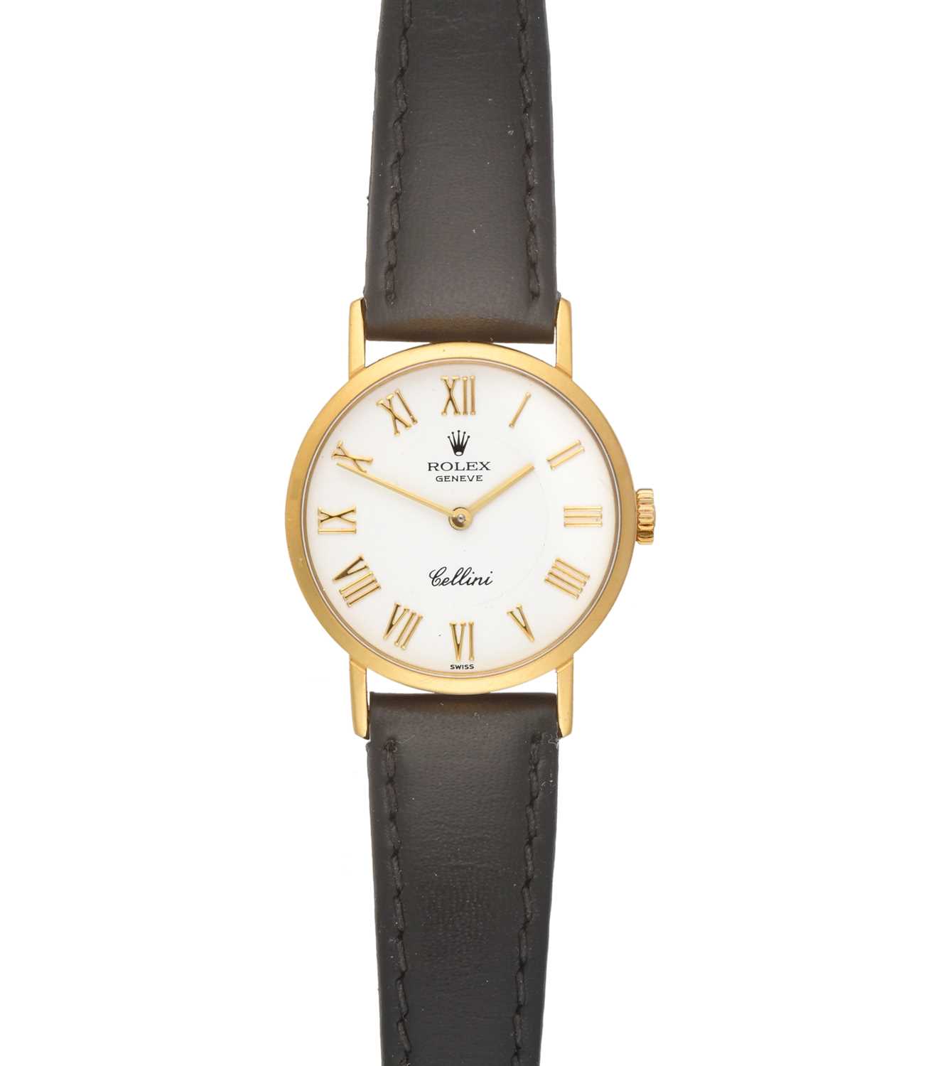 Lot 2197 - Rolex: A Lady's 18 Carat Gold Wristwatch