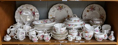 Lot 358 - Royal Crown Derby, Derby Poseys, dinner and...