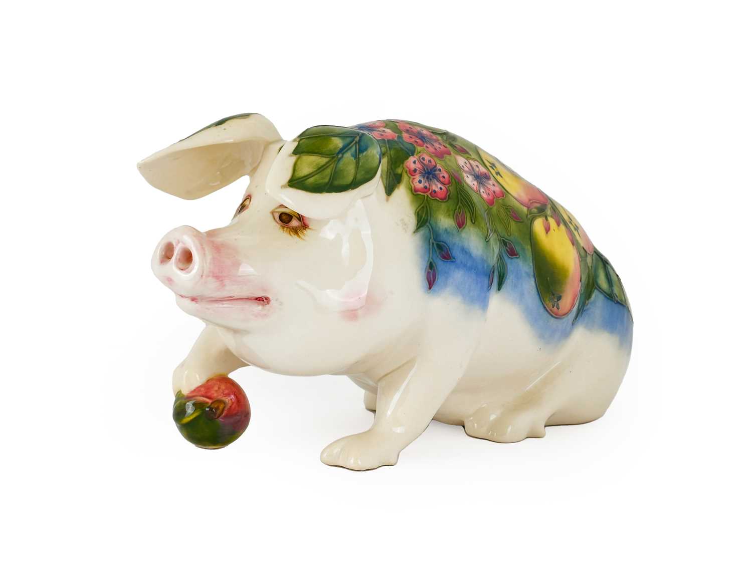 Lot 69 - A Moorcroft Pottery Peter the Pig, modelled by...