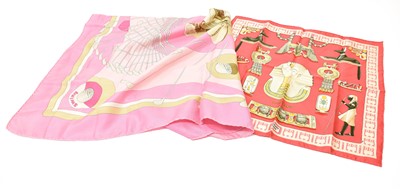 Lot 2323 - Hermes Silk Scarf Swing Designed by Julia...