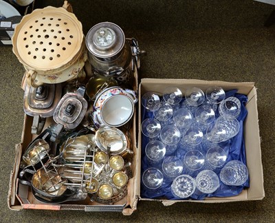 Lot 413 - Quantity of assorted ceramics, glass and...