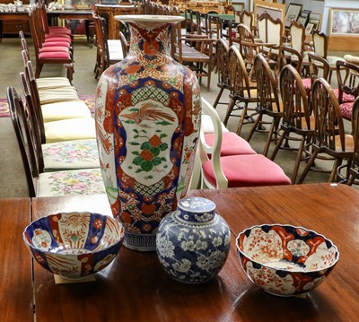 Lot 421 - 19th century Chinese blue and white ginger jar...