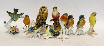 Lot 297 - A collection of Karl Ens porcelain models of...