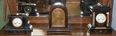 Lot 1312 - A German mahogany cased eight day striking...