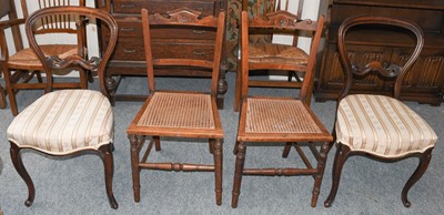 Lot 1083 - Eight various occasional chairs including a...