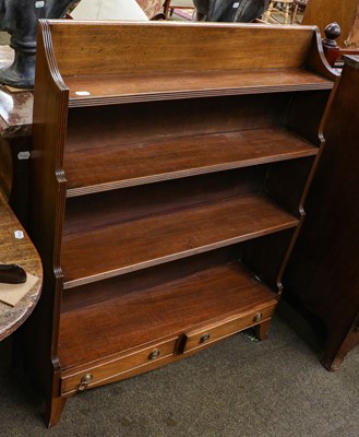 Lot 1227 - An early 20th century mahogany waterfall...