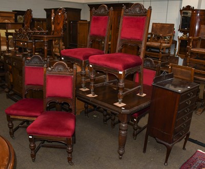 Lot 1287 - Edwardian mahogany music cabinet raised on...