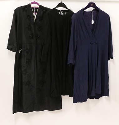 Lot 2071 - Circa 1940s Ladies Dresses and Coats,...