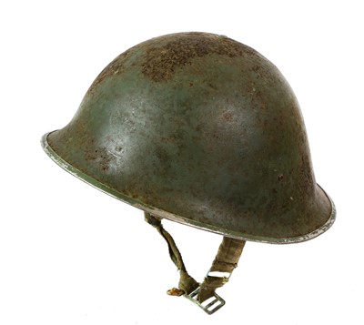 Lot 3109 - Seven British Second World War Turtle Helmets,...