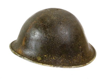 Lot 3109 - Seven British Second World War Turtle Helmets,...